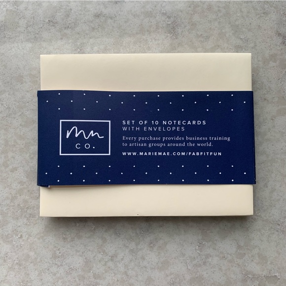 Thank You Notes with Cheers Polka Dot design - Set of 10 - Picture 3 of 5